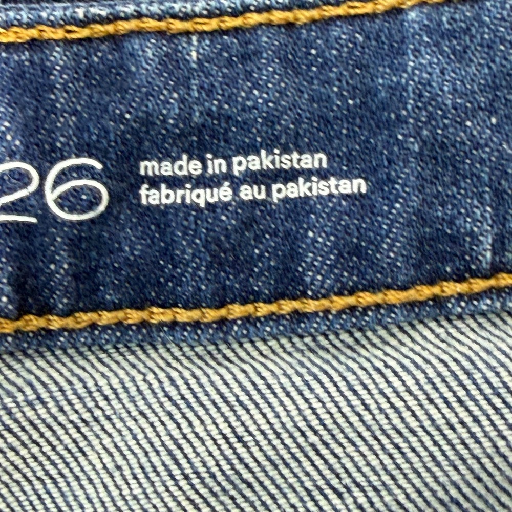 Anthropologie Pilcro The Wanderer High-Rise Barrel Wide Leg Jeans Blue 26 - Picture 6 of 10